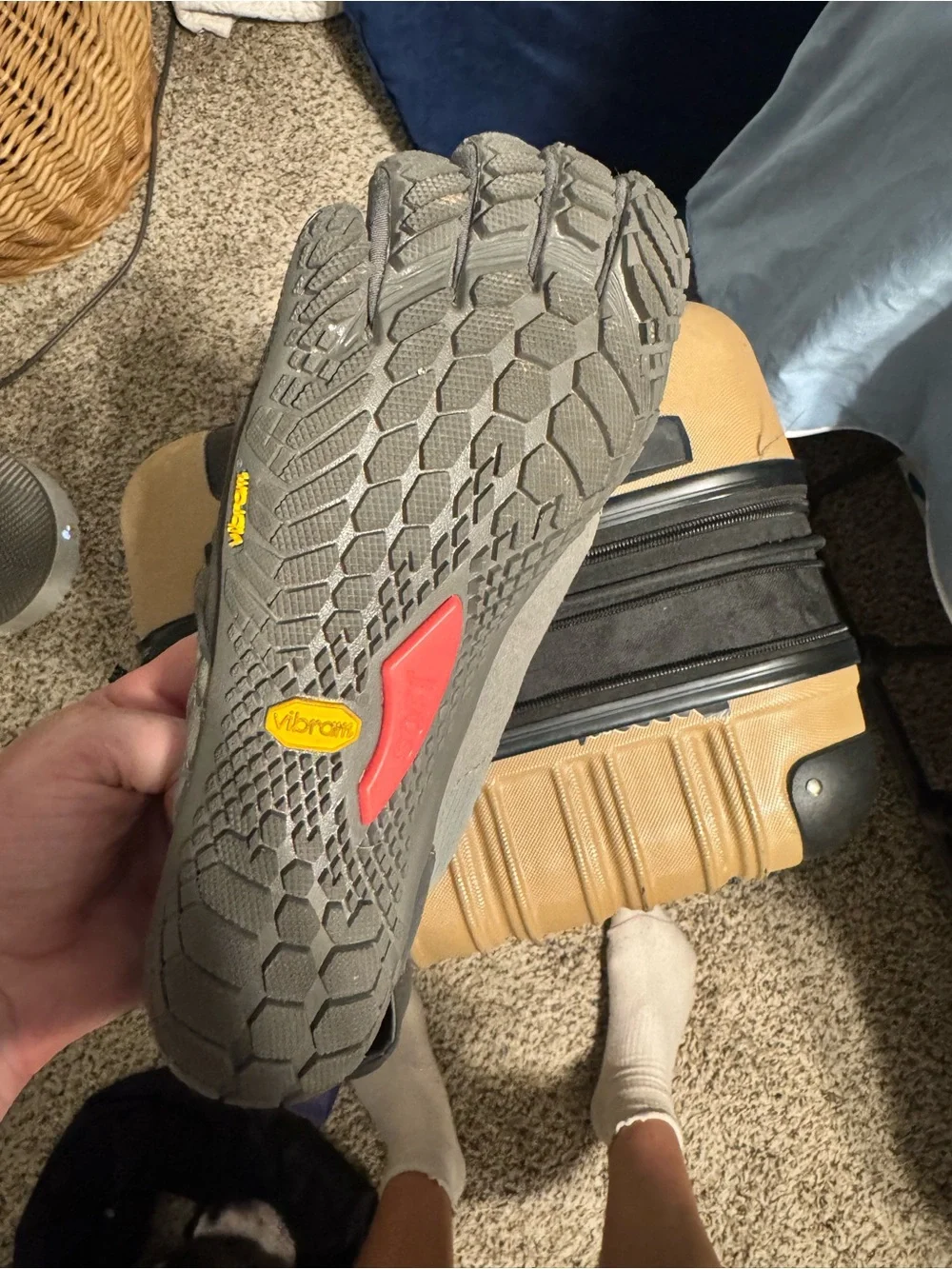 Vibram FiveFingers Womens Grey Toe Shoes